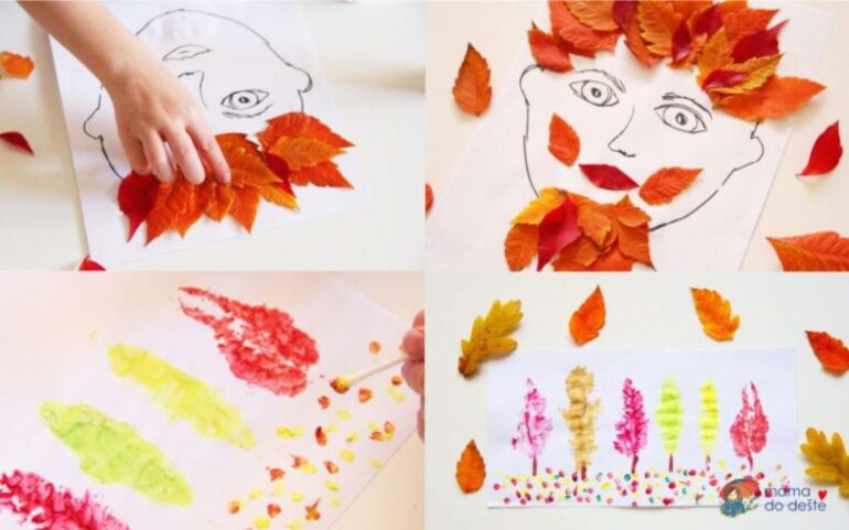 Blätterspiel: 8 Tipps zur Verwendung von Herbstlaub mit Kindern