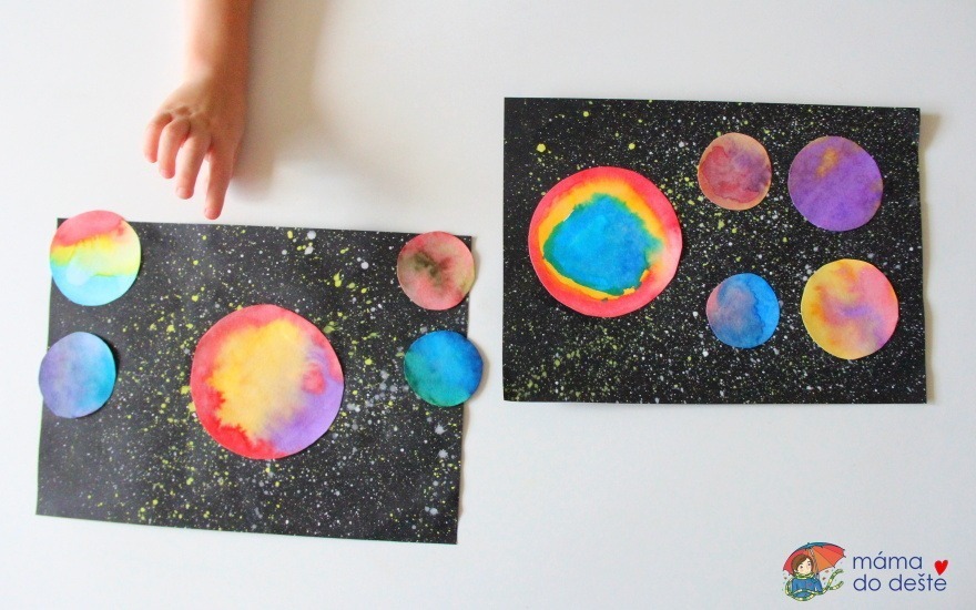 Universum: Einfache und effektive Kreation für Kinder