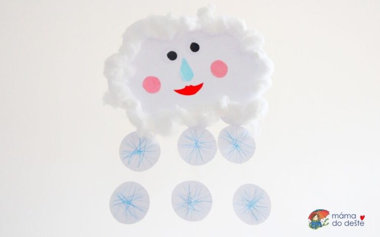 Süße Wolke: Lustige Winterbasteln mit kleine Kindern