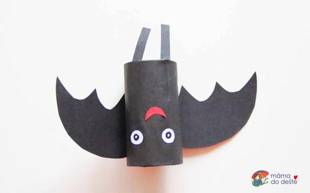 Fledermaus: Einfache Halloween-Bastelarbeiten für Kinder